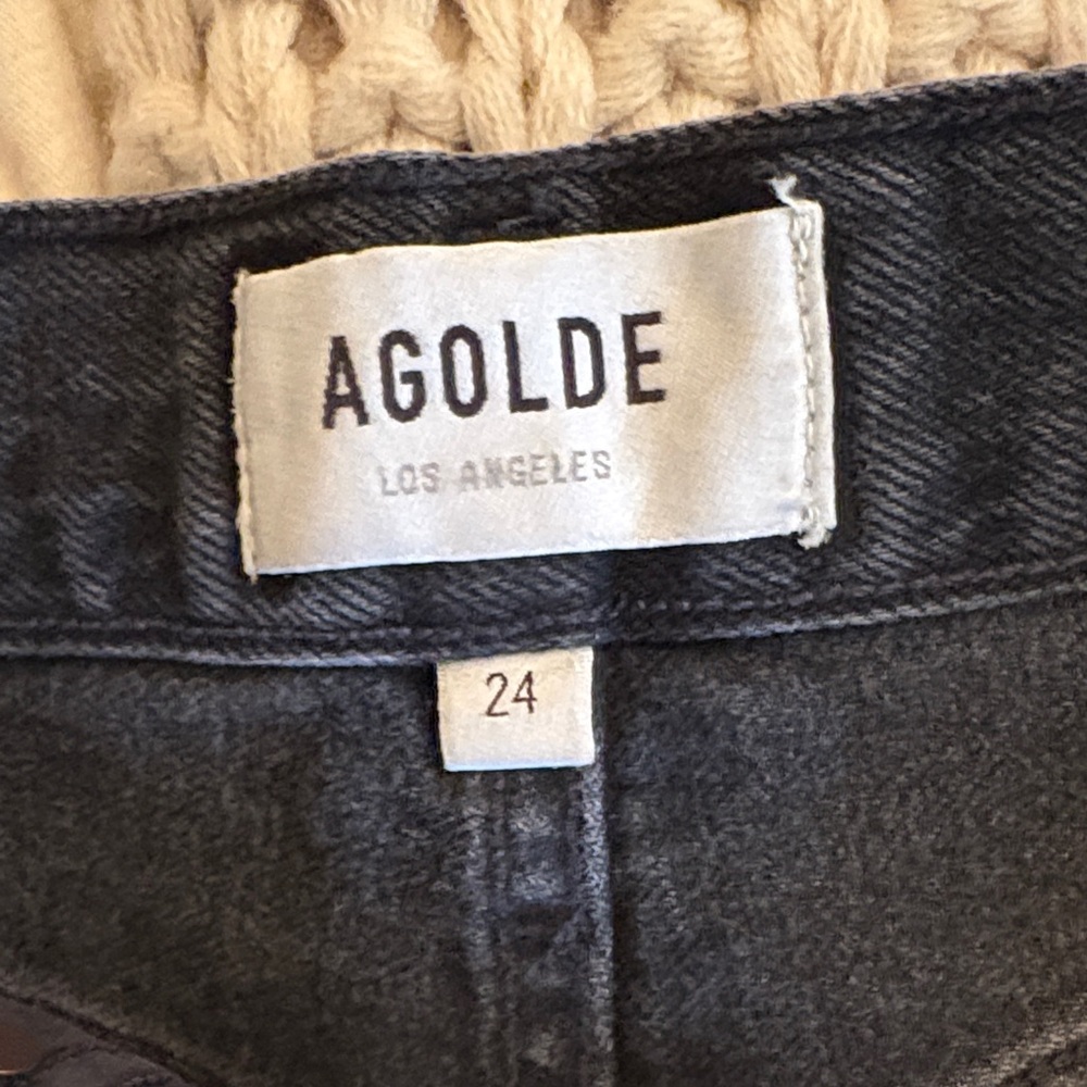 Agolde Dee High Rise Shorts - Picture 3 of 6